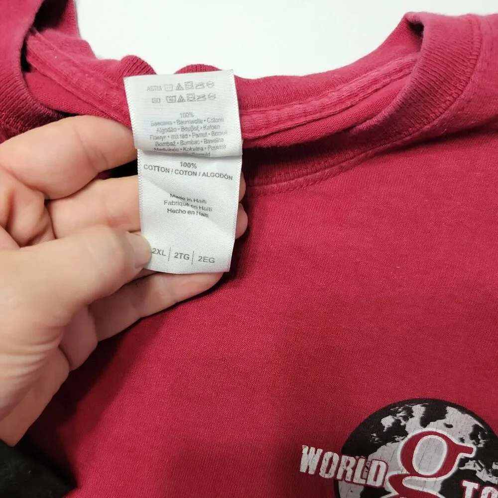 Garth Brooks Trisha Yearwood World Tour Bok Center T-Shirt Men XXL Gildan Cotton